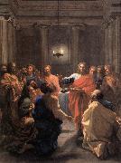 POUSSIN, Nicolas The Institution of the Eucharist af USA oil painting reproduction